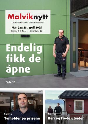 Forside Malviknytt