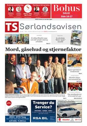 Forside TS Sørlandsavisen