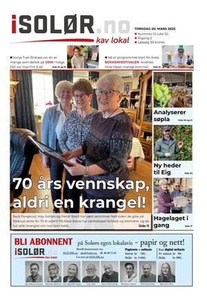 Forside iSolør