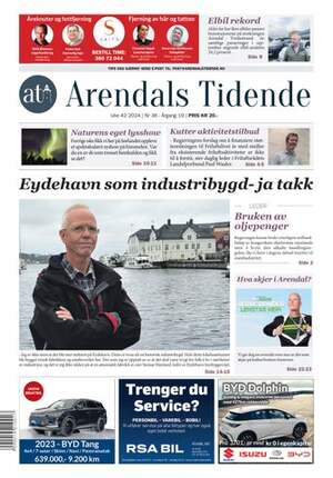 Forside Arendals Tidende