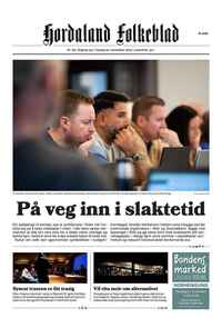 Forside Hordaland Folkeblad