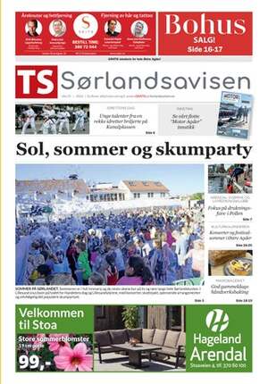 Forside TS Sørlandsavisen
