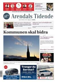 Forside Arendals Tidende